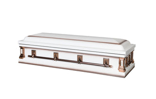 Solace Titan Promise Rose Full Couch Casket Closed