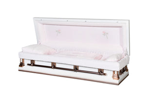 Solace Titan Promise Rose Full Couch Casket