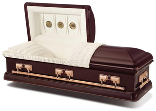 Batesville Merlot Half Couch Casket