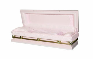 Solace Titan Pink Full Couch Casket