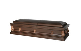Alex Steel Dark Bronze Half Couch Casket