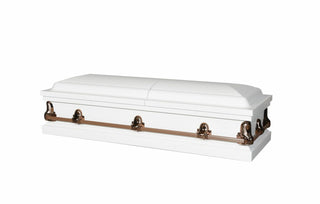 vega pink half couch casket
