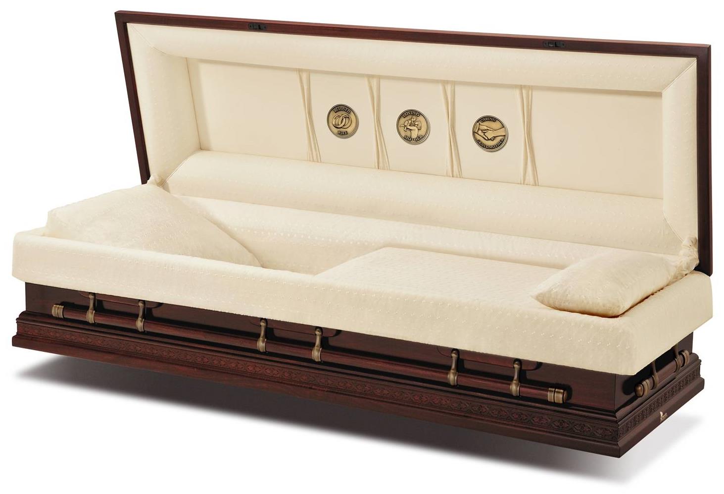 Ataúd Batesville Rosette de cuerpo entero – Solace Caskets