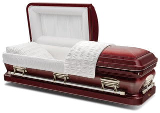 Batesville Silver Claret Half Couch Casket