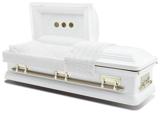 Batesville Ivory Half Couch Casket