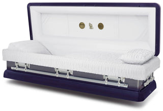 Batesville Indigo Blue Full Couch Casket