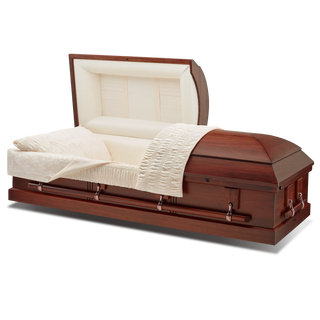 Ataúd Batesville Clifton Cherry Half Couch – Solace Caskets