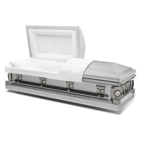 Ataúd Batesville Revere Silver Half Couch – Solace Caskets