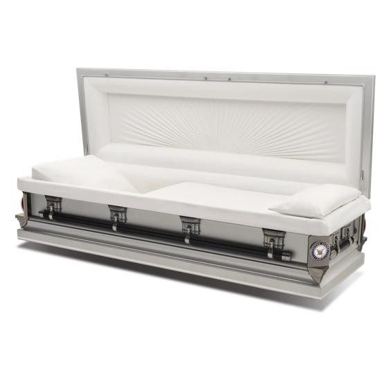 Ataúd Batesville Revere Silver Full Couch – Solace Caskets