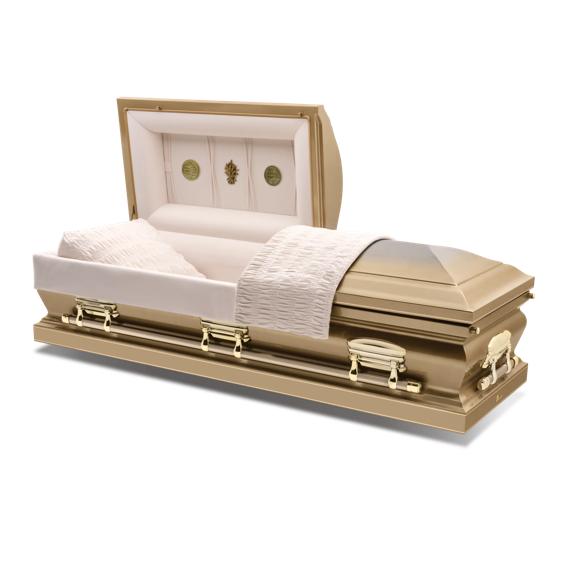 Ataúd de medio sofá Batesville Cashmere – Solace Caskets