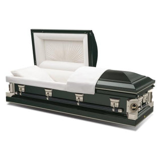 Batesville Huntington Green Half Couch Casket