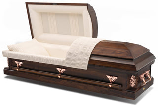 Titan Dryden Brown Half Couch Casket