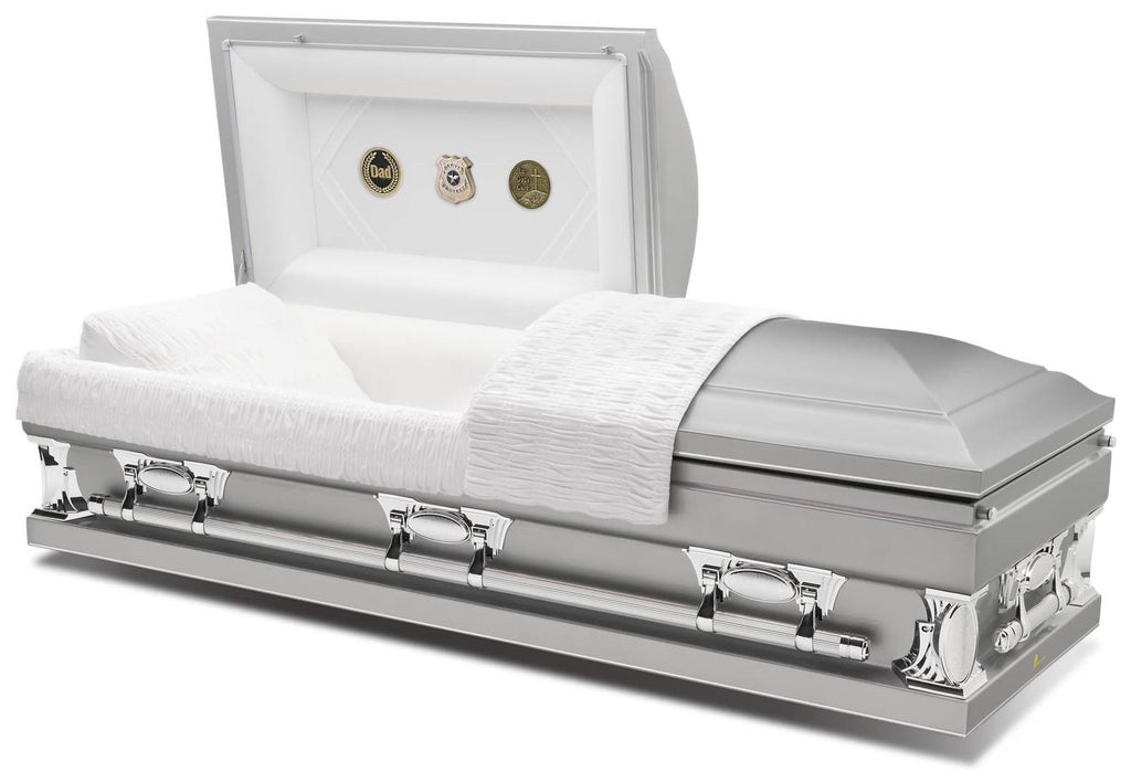 Batesville Platinum 28" Half Couch Casket – Solace Caskets