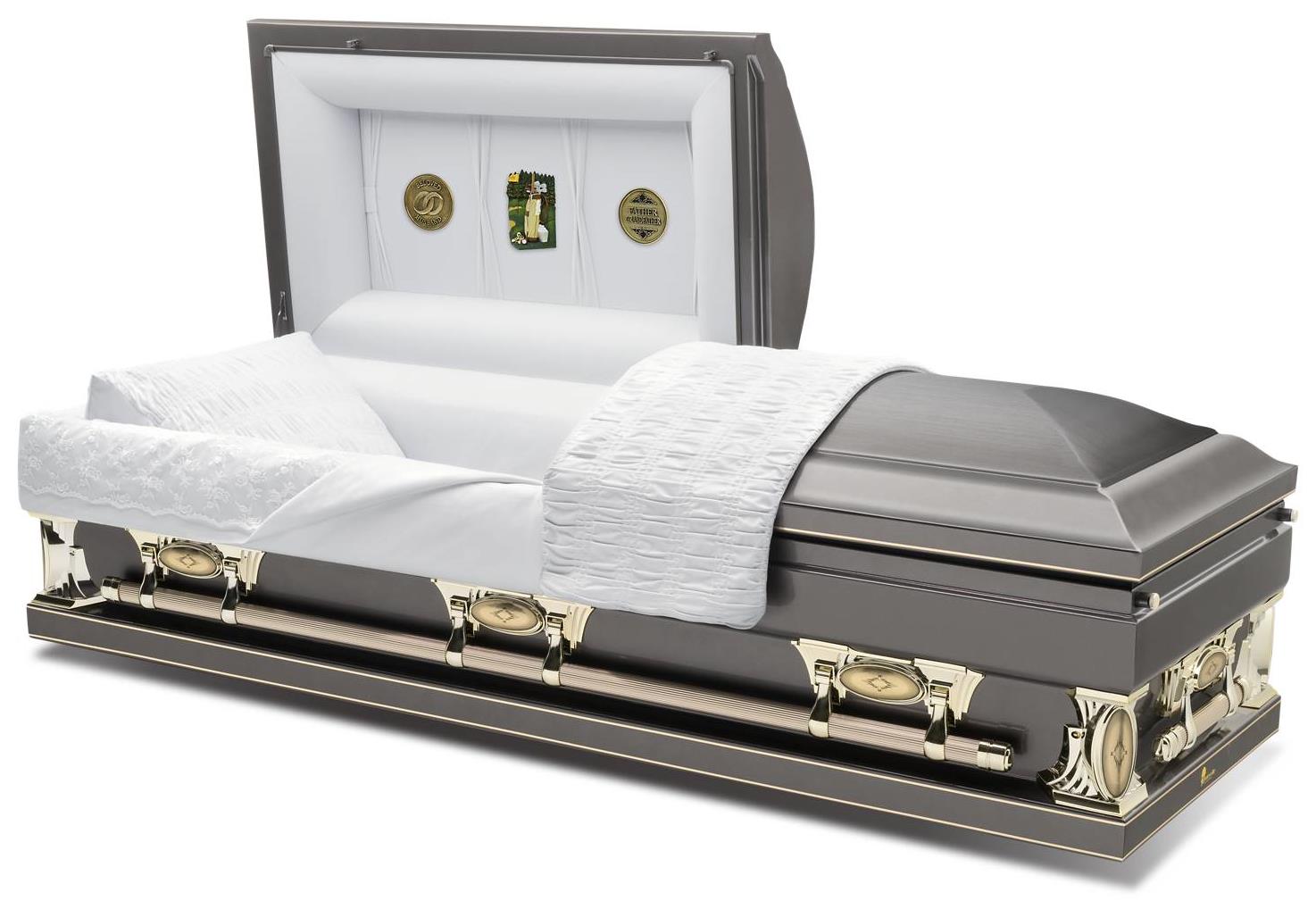 Ataúd Batesville Wynter Grey de 28" para sofá pequeño – Solace Caskets