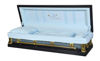 Solace Titan In God's Care 18-gauge Full Couch casket