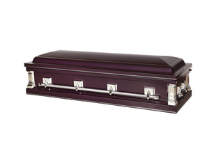 Solace Titan Sterling Royal Plum Full Couch