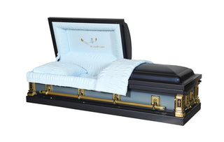 Solace Titan In God's Care 18-Gauge half couch casket