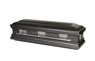 Solace Titan Belmont stainless steel full couch casket