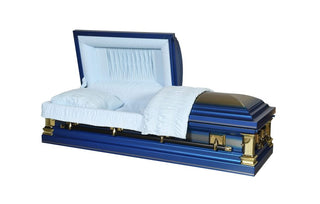 Solace Titan Serenity Sapphire Half Couch Casket