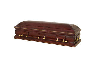 Senator Solid Cherry Full Couch Casket