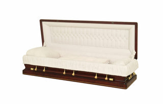 senator cherry full couch casket