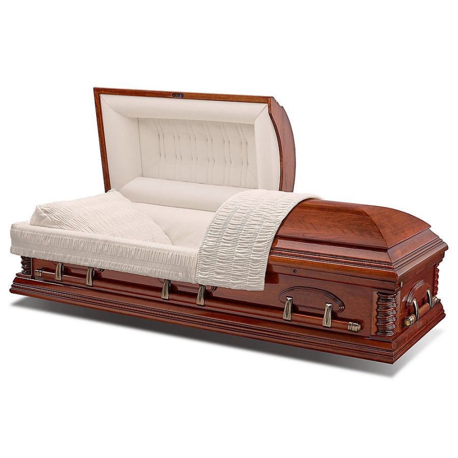 Batesville Embassy Solid Cherry Half Couch Casket – Solace Caskets