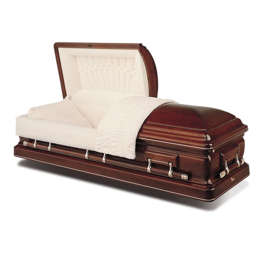 Batesville Pembroke Solid Cherry Half Couch Casket – Solace Caskets