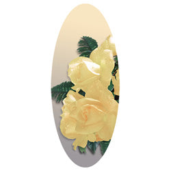 Bouquet Of Roses yellow decal for casket or coffin