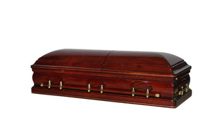 Diplomat Mahogany Half Couch Casket