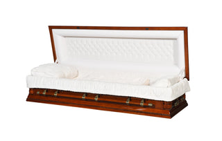 Hilton Poplar Cherry Full Couch Casket