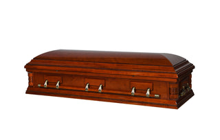 Hilton Poplar Cherry Full Couch Casket