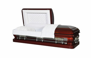 presidential classic ruby half couch casket
