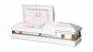 Solace Titan Spectrum White Pink Half Couch Casket