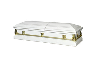 Solace Titan Spectrum White Half Couch Casket