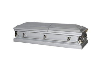 Solace Titan Spectrum Silver Half couch casket
