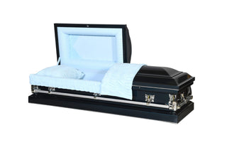 Solace Titan Spectrum Dark Blue Half Couch Casket