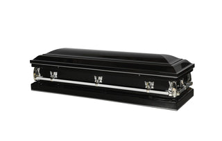 Nova Black Full Couch Casket