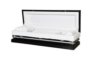 Nova Black Full Couch Casket