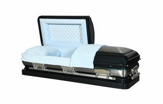 sapphire half couch casket