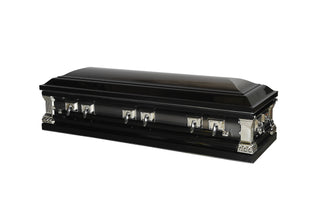 Onyx Full Couch Steel Casket
