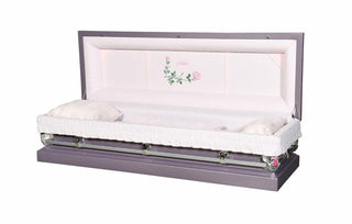 infinity orchid full couch casket