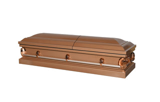 infinity bronze half couch casket