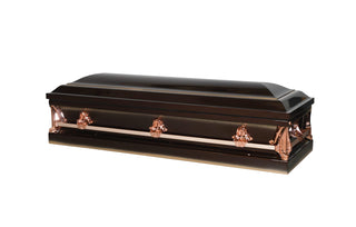 Solace Titan pacific dark bronze full couch casket