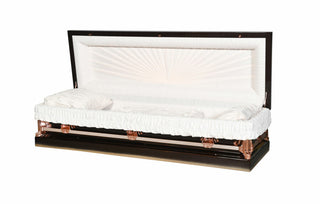 Solace Titan pacific dark bronze full couch casket