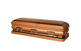 Solace Titan Sierra 16-gauge half couch casket