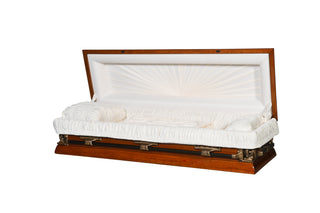 Kingdom Poplar Full Couch Casket
