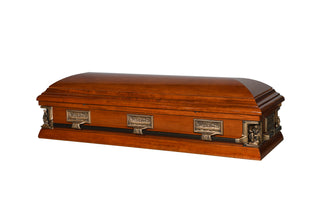 Kingdom Poplar Full Couch Casket