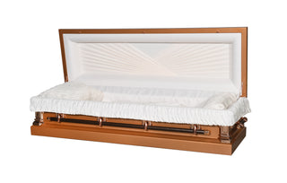 Ataúd Sheffield Gold Steel Full Couch