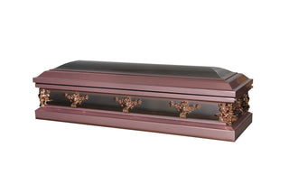 Ataúd de acero lila para sofá completo