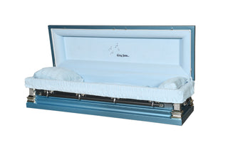 Ataúd de acero de cuerpo entero para ir a casa